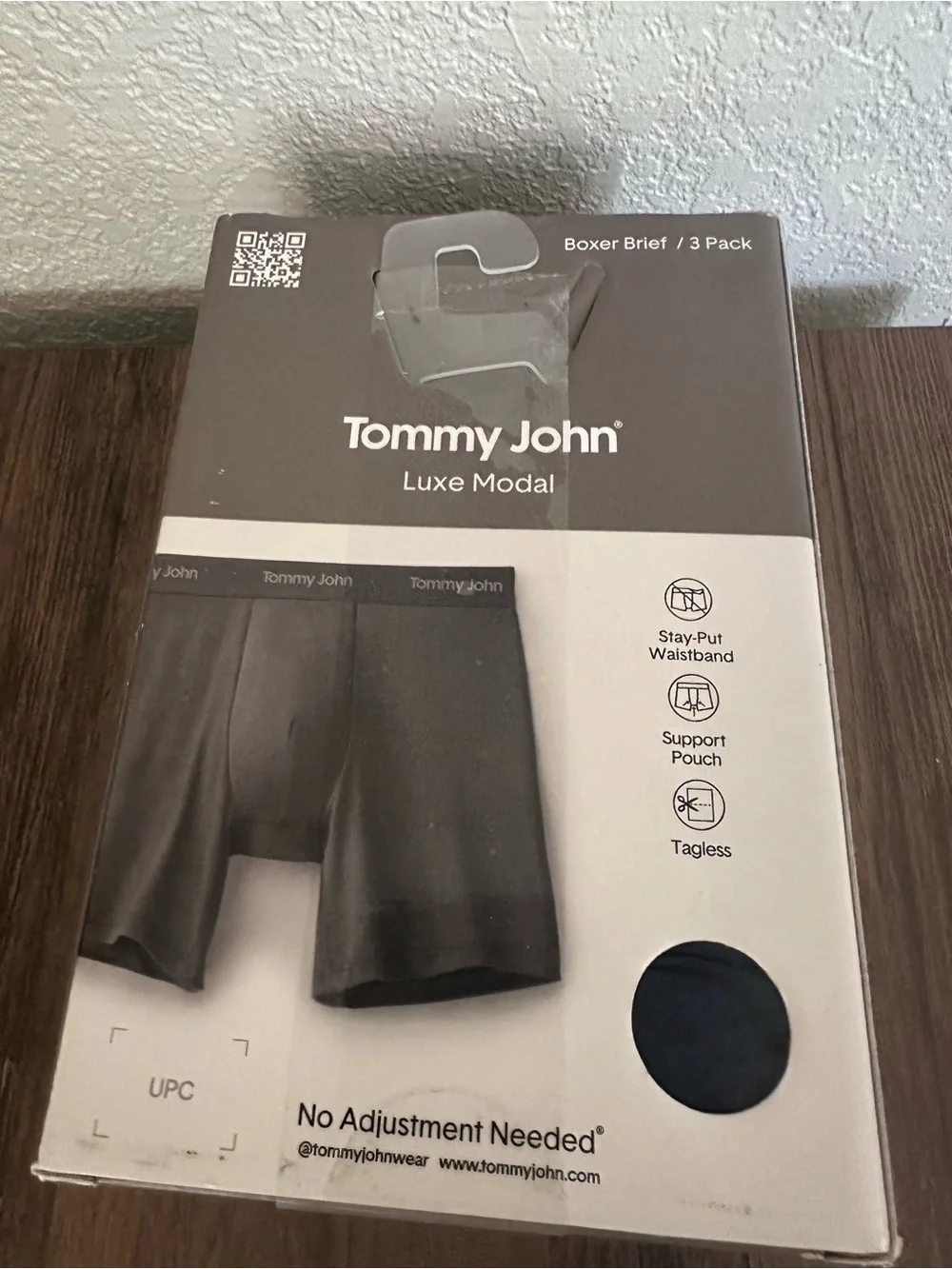Tommy John Luxe Modal Boxer Brief 3-Pack in Gray and Navy